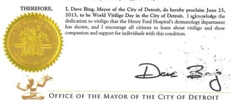 Proclamation Wvd By Detroit Mayor 25 07 2013 Cutout