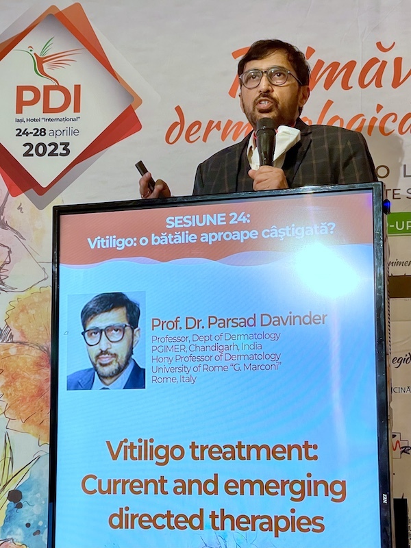 Iasi Dermatological Spring 2023 - vitiligo - Davinder Parsad