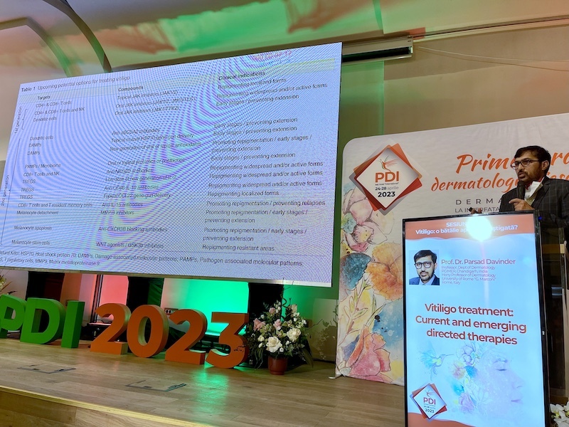 Iasi Dermatological Spring 2023 - vitiligo - Davinder Parsad