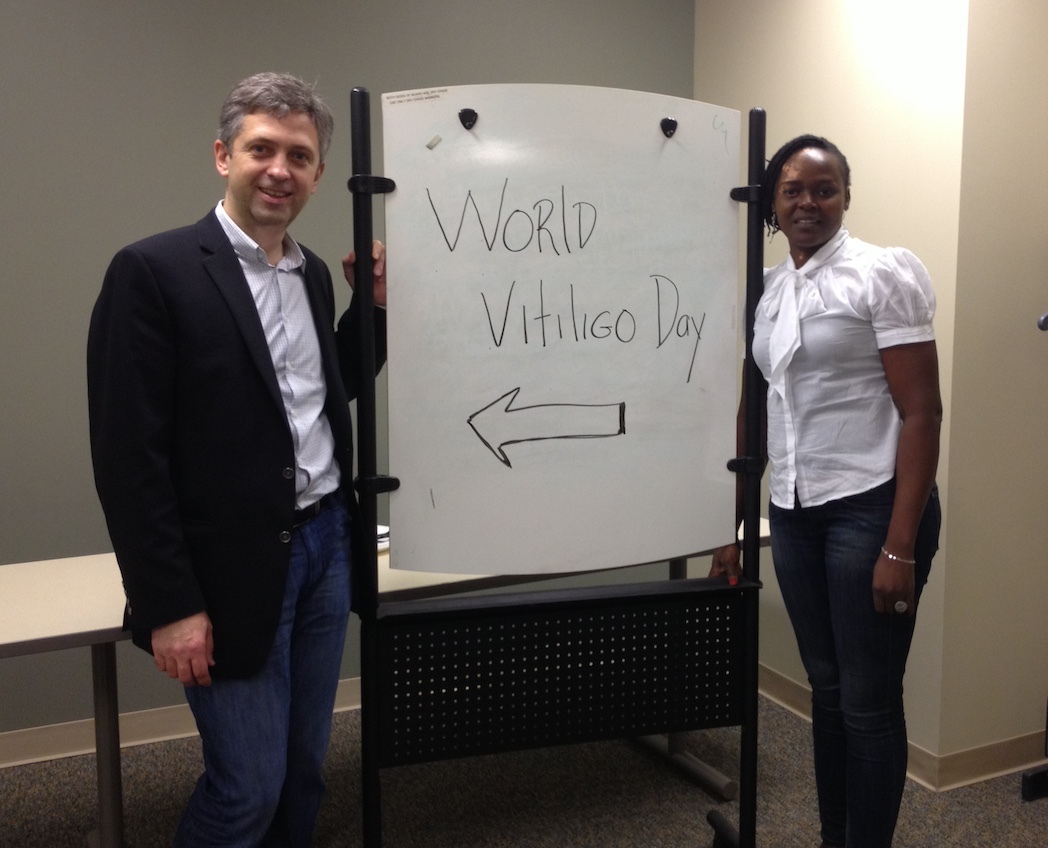 World Vitiligo Day 2013 Detroit - Yan Valle & Ogo Maduewesi