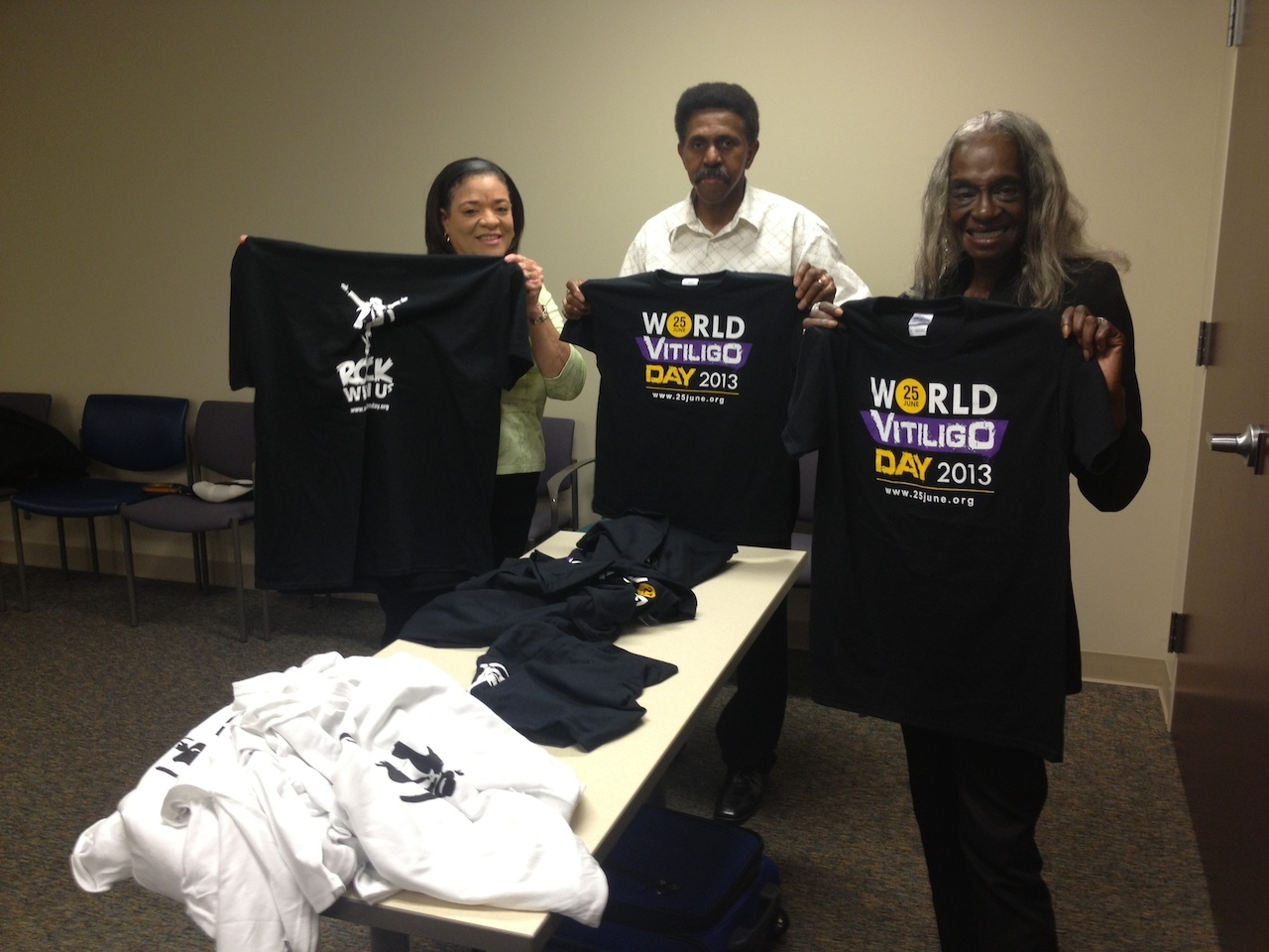 World Vitiligo Day 2013 Detroit - T-shirts