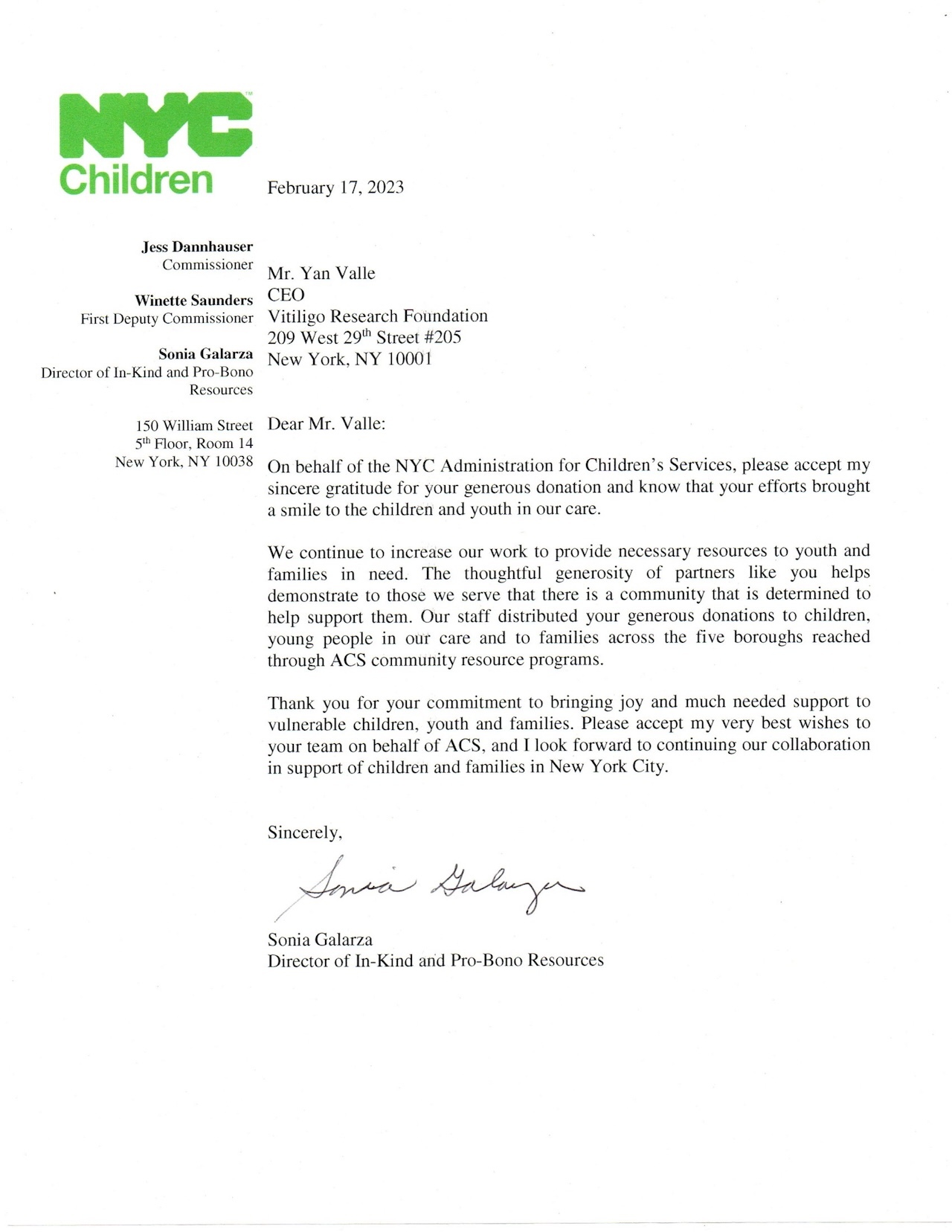 Building Bridges of Hope with NYC Children’s Administration